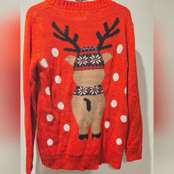 Absolutely Famous Red Reindeer Sweater - Picture 5 of 5